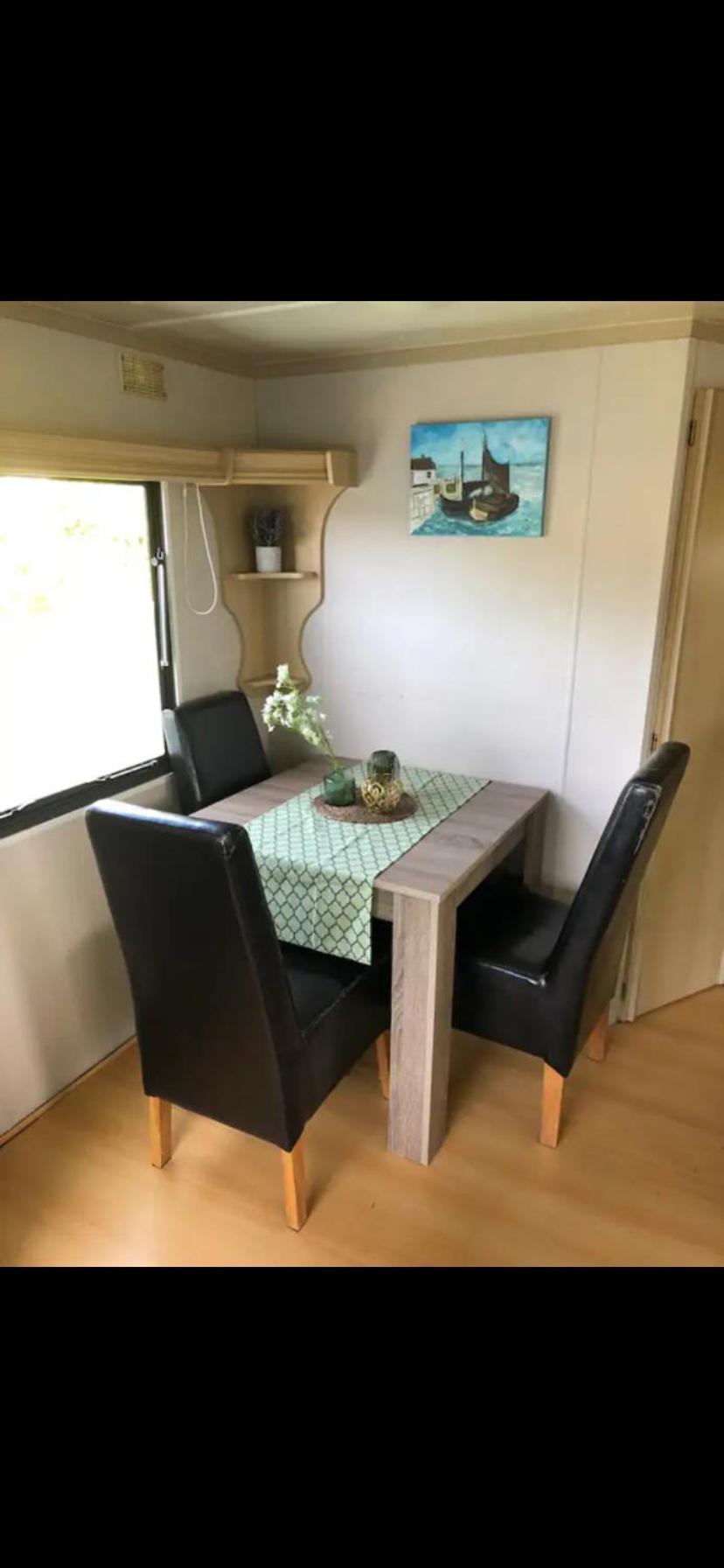 Stacaravan Het Zicht Scherpenisse Luaran gambar